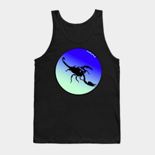 Scorpion Mint Green/Blue Gradient Tank Top